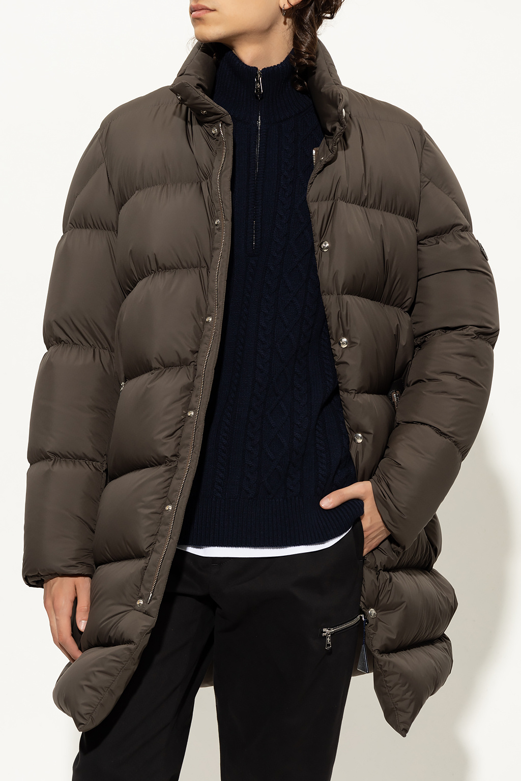 Moncler guirec discount long down jacket